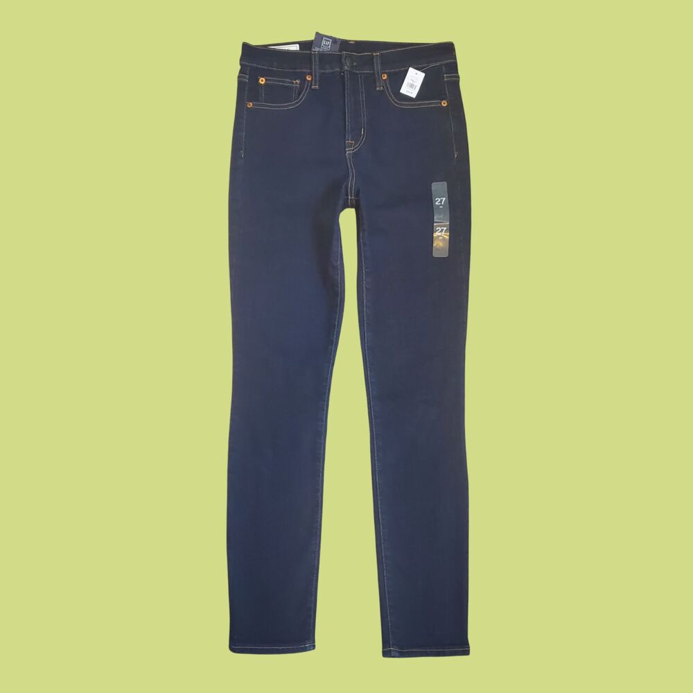 NEW Gap Dark Blue True Skinny High Rise Jeans